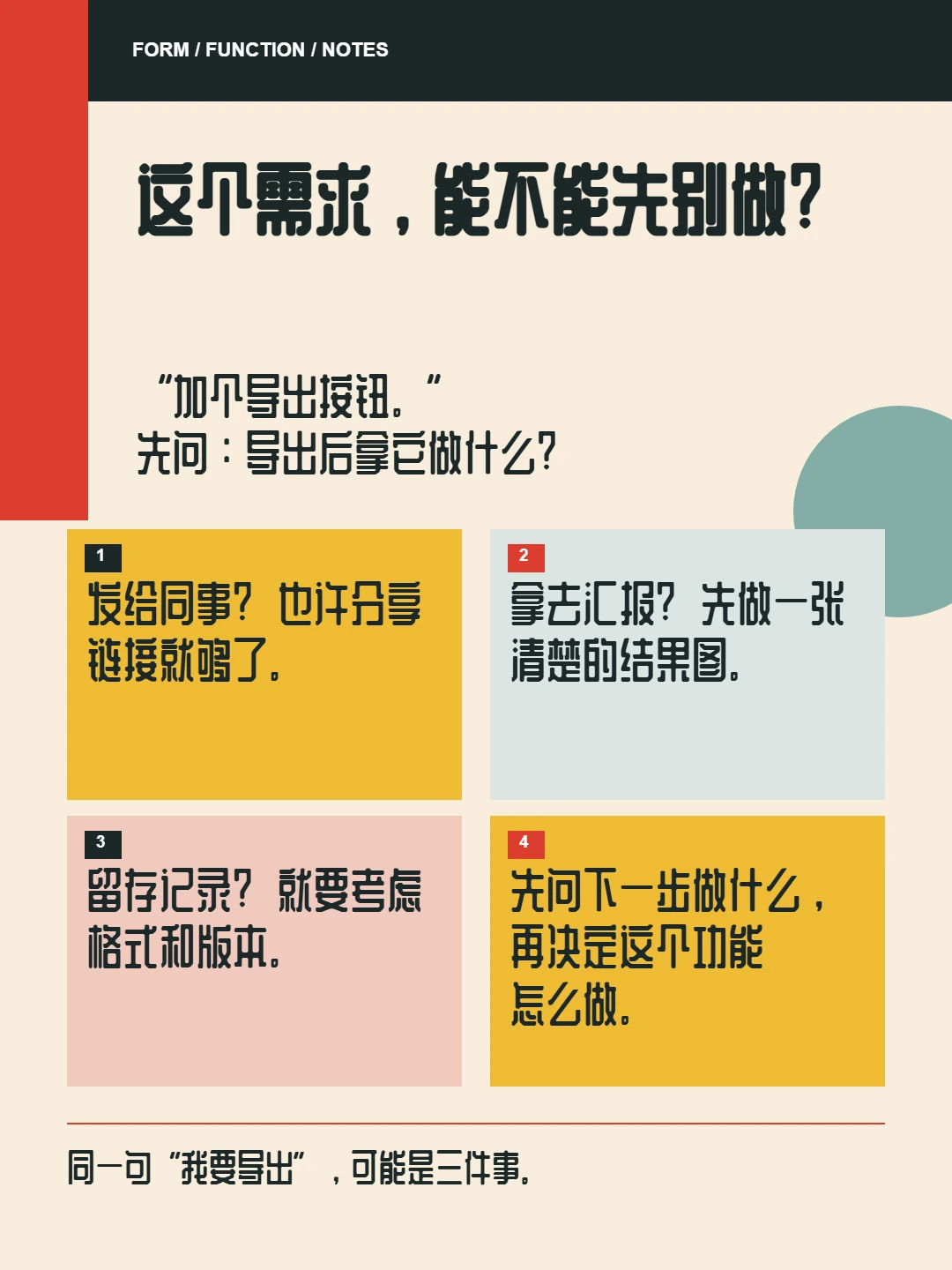 产品思考：这个需求，能不能先别做？，几何包豪斯模板